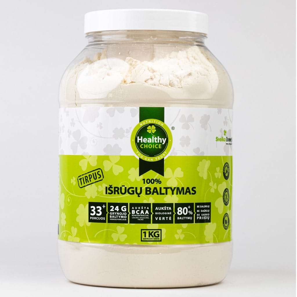 100% išrūgų baltymų koncentratas, 1kg