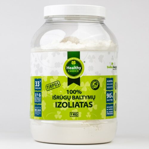 100% išrūgų baltymų izoliatas, 1kg