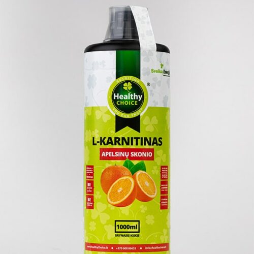 L-Karnitinas apelsinų skonio, 1000ml