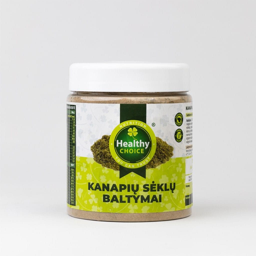 Kanapių sėklų baltymai, 250g