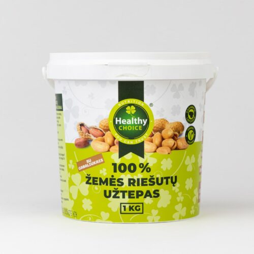 Žemės riešutų užtepas su gabaliukais, 1kg