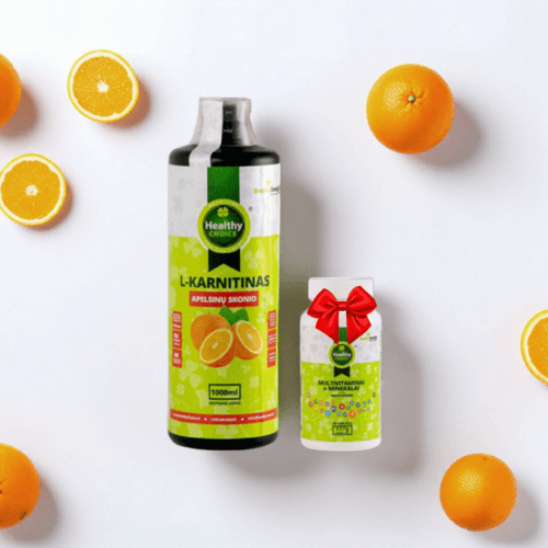 Perkant L-Karnitiną - Multivitaminai DOVANŲ!