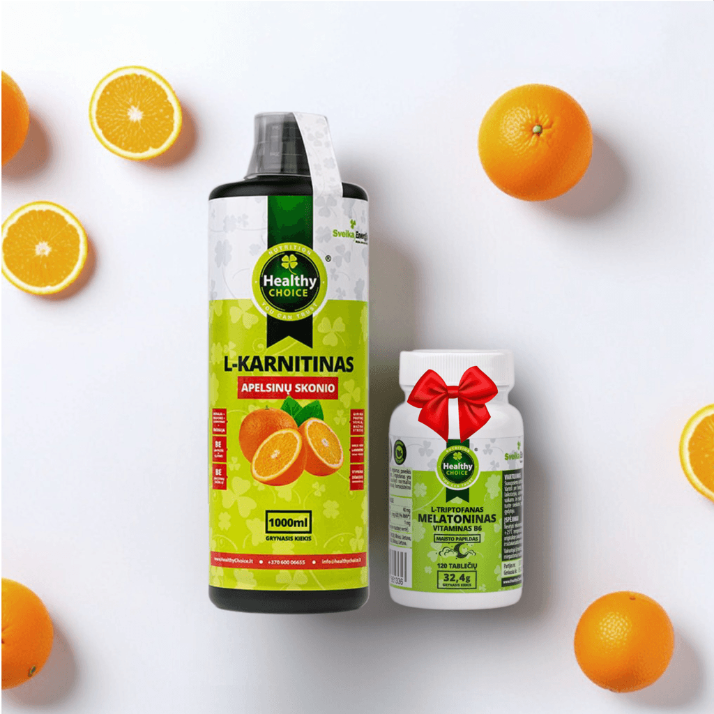 Perkant L-Karnitiną - Melatoninas DOVANŲ!